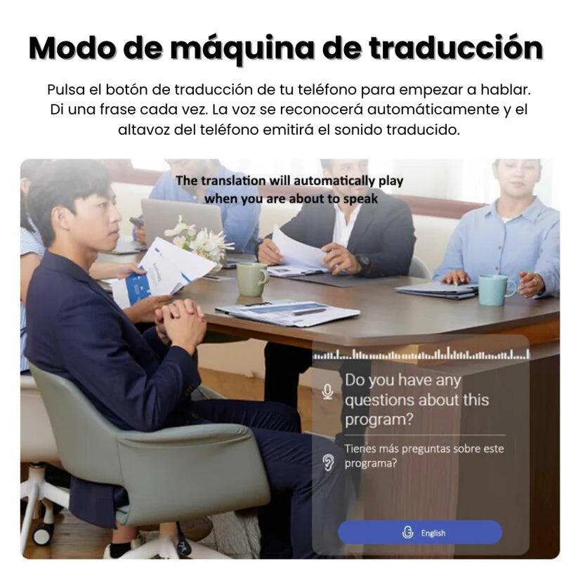Auriculares Tradutores Instantâneos em Tempo Real
