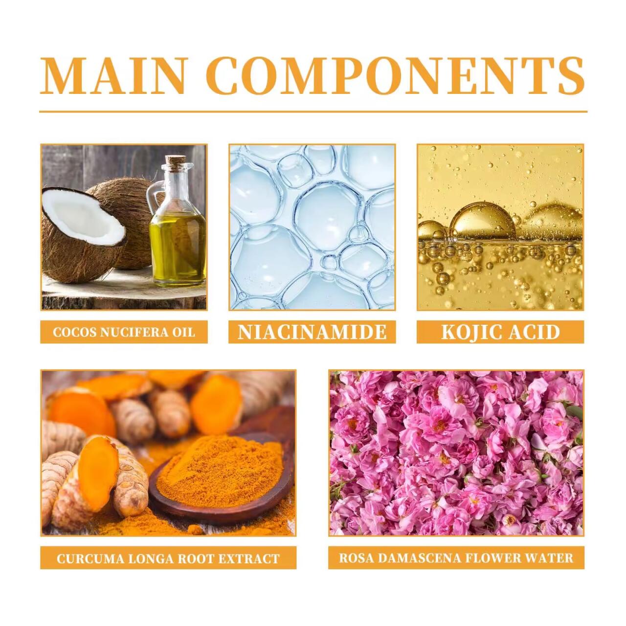 Limpador facial de curcuma