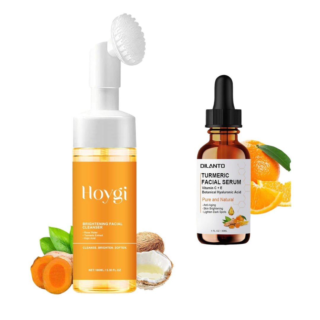 Limpador facial de curcuma