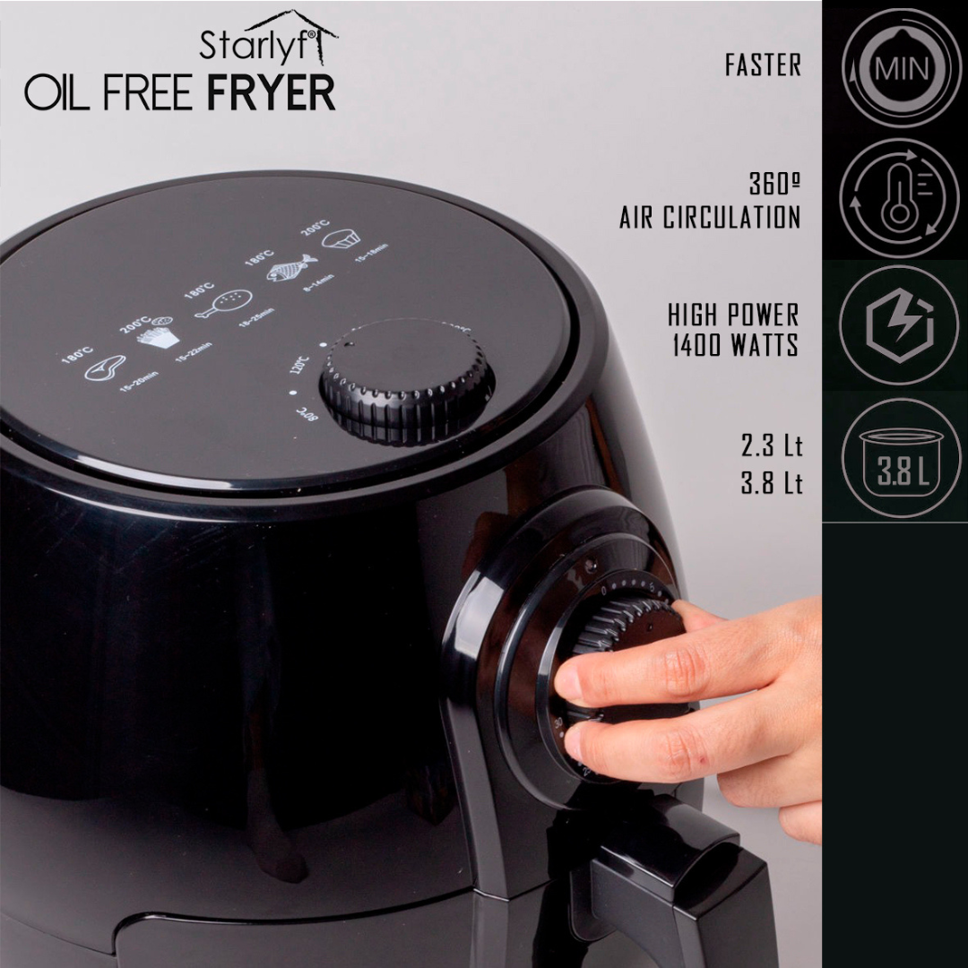 Freiadora de ar de 3,8 L de capacidade