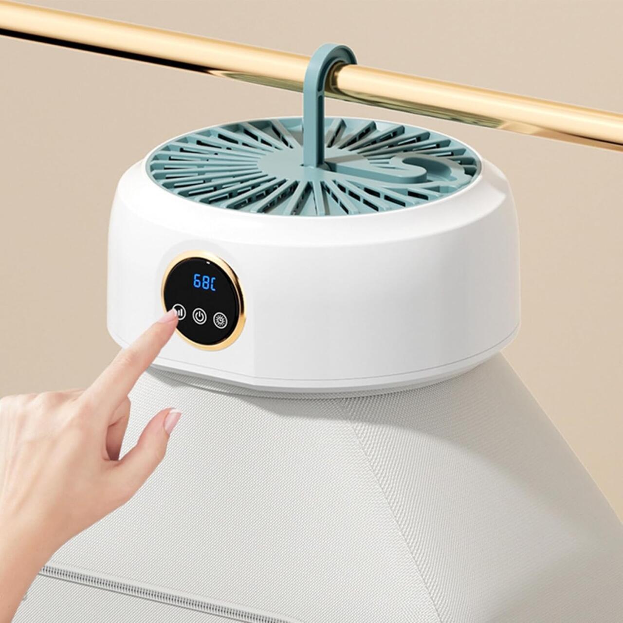Secador Elétrico Portátil de Diseño Plegável