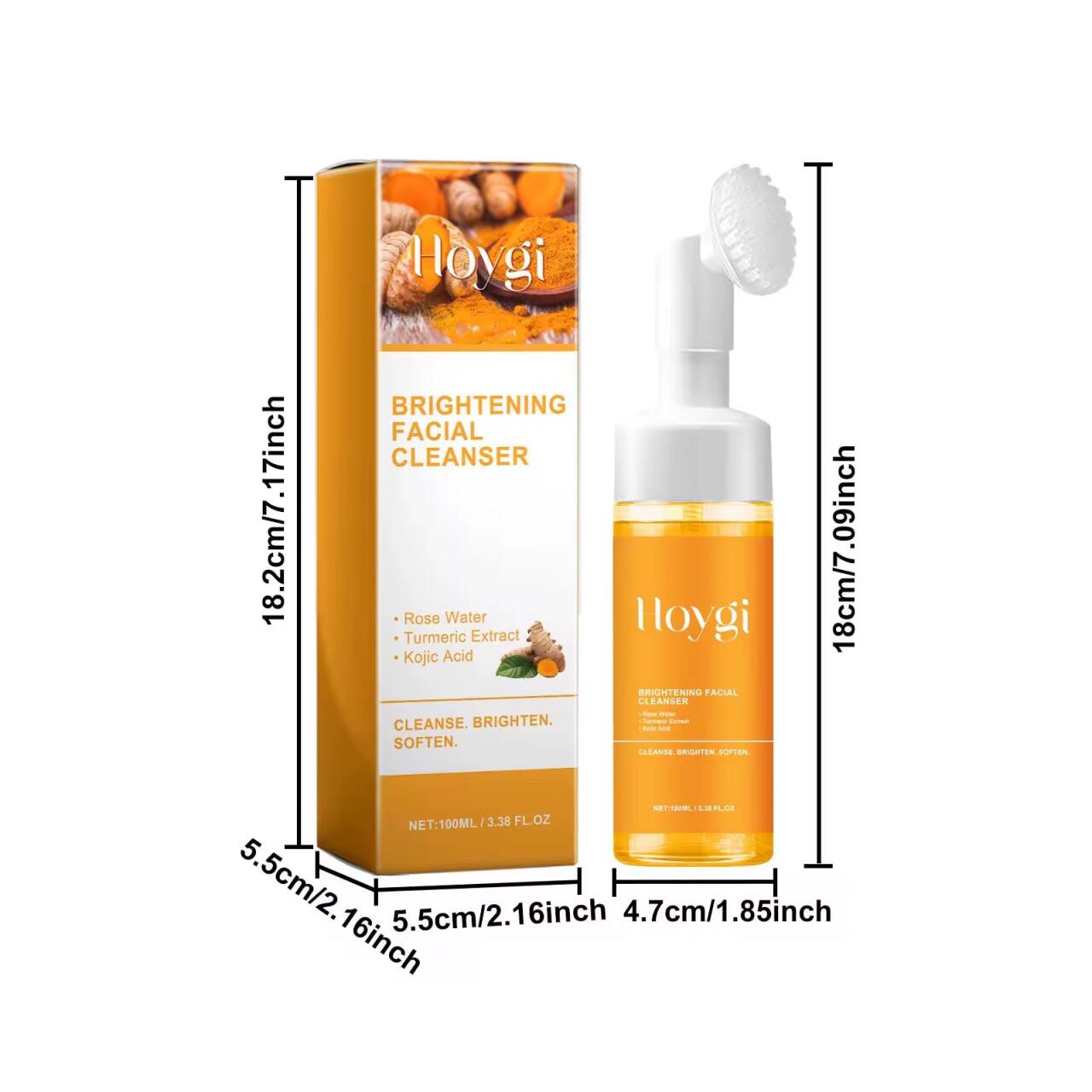 Limpador facial de curcuma