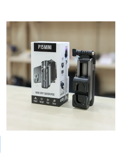 MINI TRÍPODE PARA TELEMÓVEL P15 MINI – Estabilidade portátil para criar conteúdos em qualquer lugar